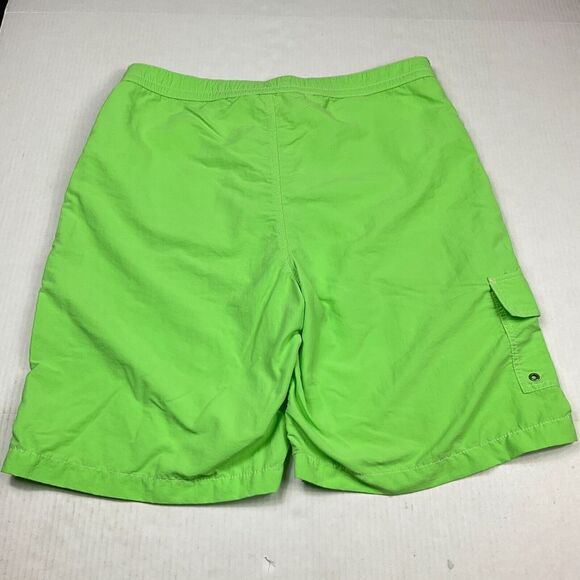 Polo Ralph Lauren Mens Swim Trunks Bright Green Shorts Mesh Drawstring Large - Picture 8 of 11